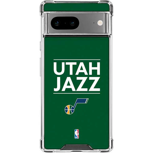NBA Utah Jazz Standard - Yellow Google Pixel 7a Clear Case